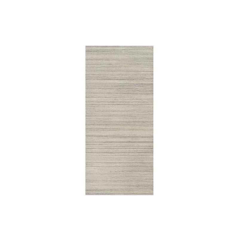 2'8"x6' Beige Plain Modern Design Hand Loomed Undyed Pure Wool Runner Rug 7EC3E725C19049D59B19234086DAA23C