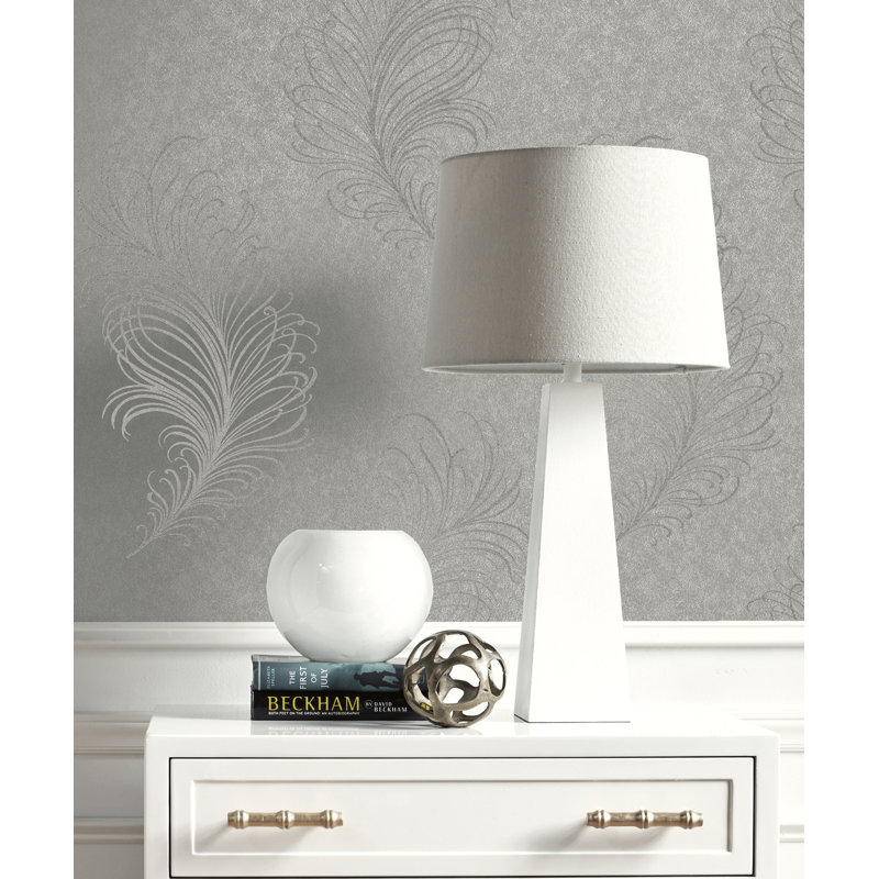 Dilsen 10.05m x 53cm Wallpaper Roll, Grey