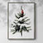 «Christmas Holiday Art» CDXXII encadré, impression - bois massif-998604275