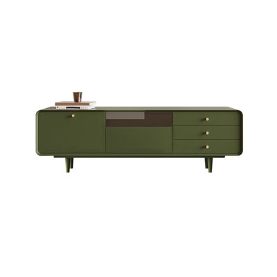 Meuble télé vert style français