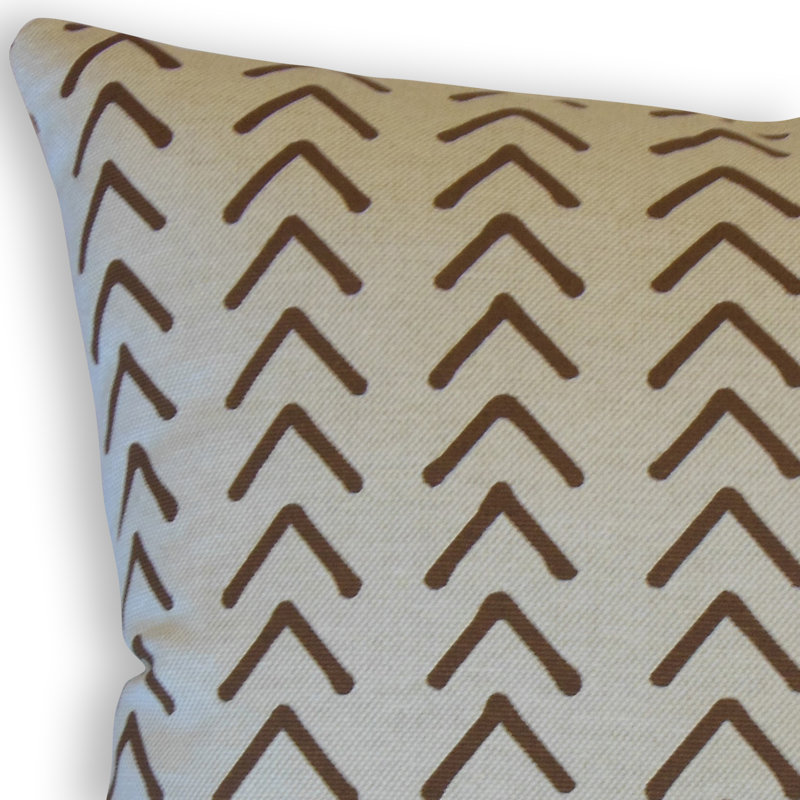 Roan Square Pillow Cover & Insert, 18" x 18", Ink