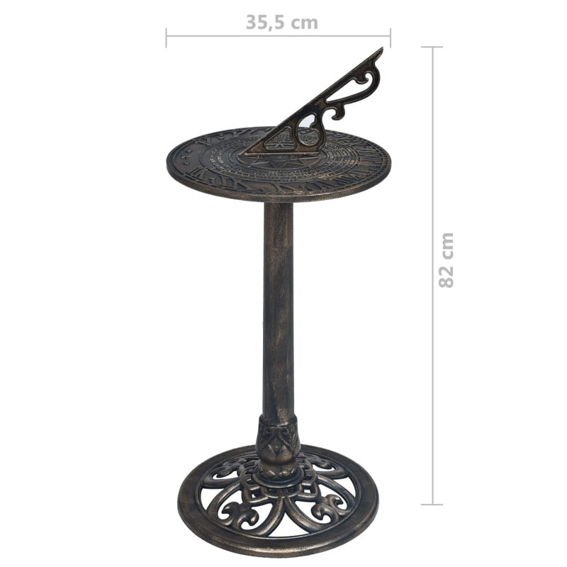 Ghevont Weather Resistant Plastic Garden Statue, Bronze