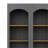 ON-TREND Free Standing 5 Tier Bookshelves, Bookcases Set Of 2, Farmhouse Two-Tone Storage Cabinet With Adjustable Shelves, Modern 72"H Kitchen Pantry Cabinet For Living Room, Home Office, Grey-950026870
