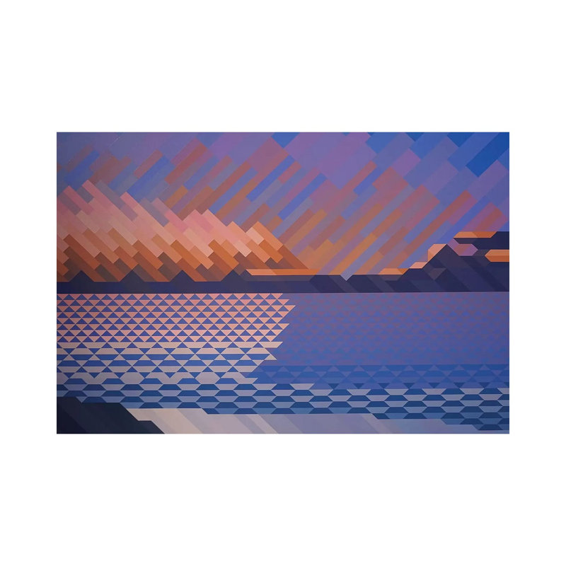 Abstract Sky by Jun Youngjin - Wrapped Canvas Gallery-Wrapped Canvas Giclée, 20.32cm H x 30.48cm W