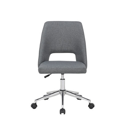 Blue Elephant Linen Task Chair
