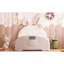 Lit simple tapissier princesse en forme de lapin, lit plateforme simple avec tête et pied de lit-288454112