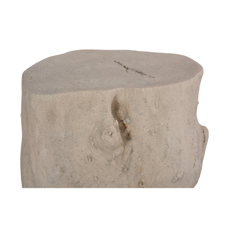 Cast Naturals Log Resin Accent Stool