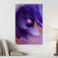 Ethereal Purple Orb Abstract Elegant Ethereal Violet Wall Art Print 1 Piece Wrapped Canvas Wall Art-1447373957