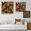 Abstrait, impression d'art mural moderne sur bois-51357353-51357352