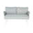 Mariano Steel Loveseat And Table-2132156305