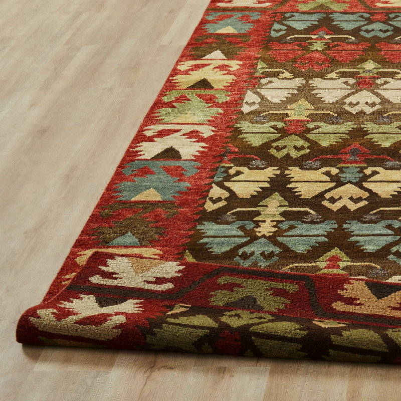 Sonia Handmade Wool Area Rug, Rectangle 10' x 14'