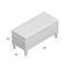 Banc de rangement en tissu texturé Genoveva-115747860-22797312