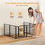 Panel Metal Exercise Pen With Door-130813862