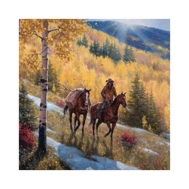 Glow Of Indian Summer by Jack Sorenson - Wrapped Canvas Print, 93.98cm H x 93.98cm W