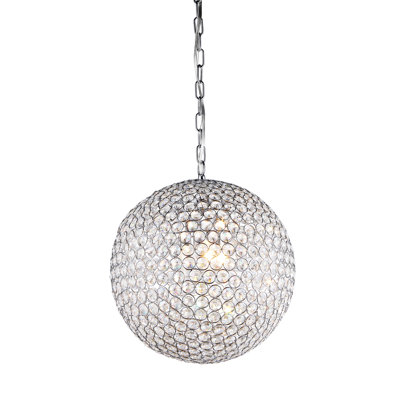 Lustre en cristal 4 lumières Syracuse