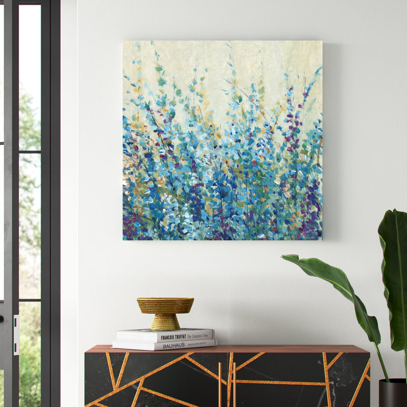 Shades Of Blue I by Timothy O' Toole - Painting, 51cm H x 51cm W, Wrapped Canvas