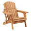 Chaise pliante, pré-assemblée et assise, en bois massif, pour terrasse de piscine