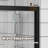 44-48-inch Matte Black Aluminum Frame Double Sliding Shower Door-123826412