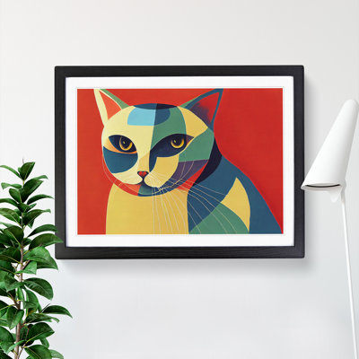 Abstract Cat Vol.2 - Framed Print