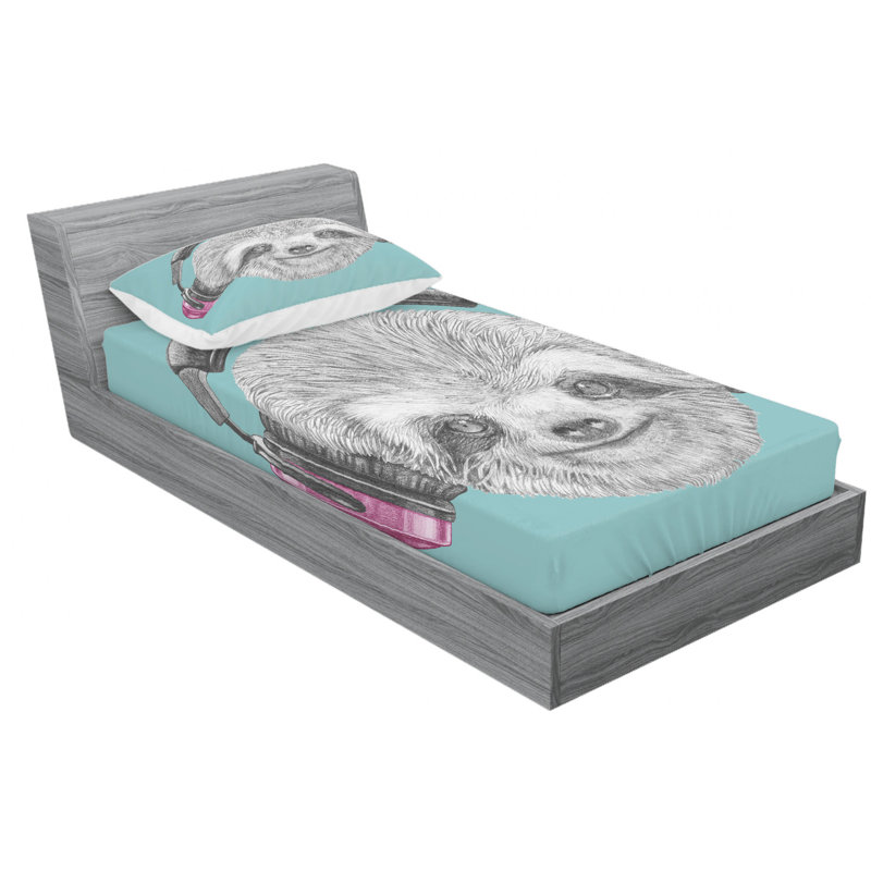 Microfiber Sheet Set, Twin XL Sheet Set with Fitted Sheet