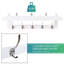 Aydian Solid Wood Wall 5 - Hook Wall Mounted Coat Rack-175377962