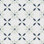 Carrelage mural en porcelaine mate Encaustic 8 po x 8 po Amara