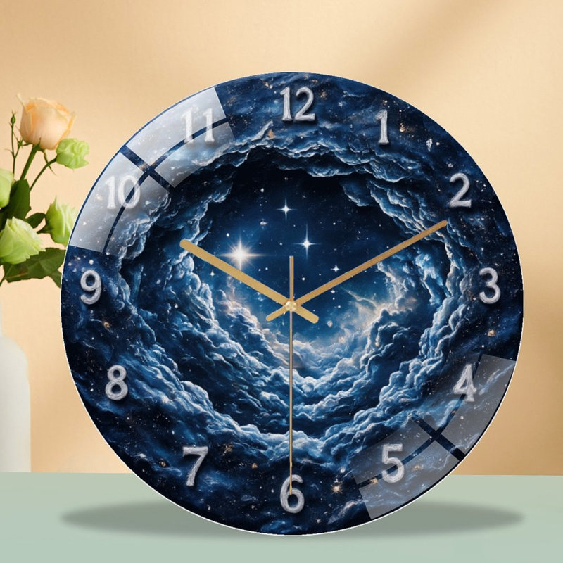 Horloge murale 12 po Space