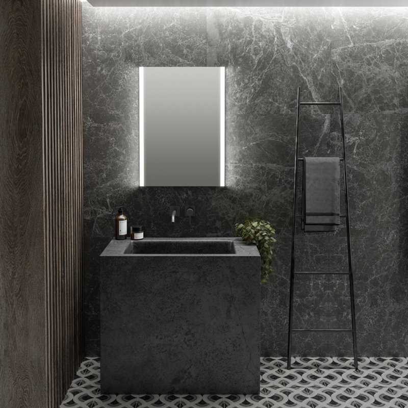Beam Wall Mirror, 80cm H x 60cm W