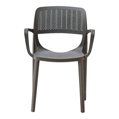 Stacking Patio Dining Armchair by Rainbow Outdoor