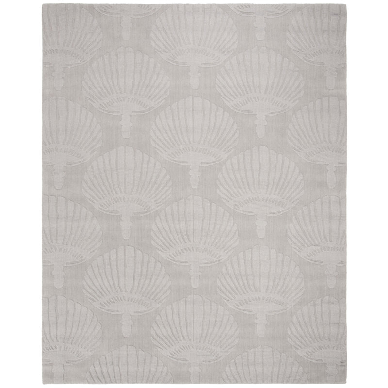 Edgartown Hand Loomed Wool Geometric Rug, Rectangle 7'6" x 9'6"