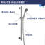 Slide Bar Shower Head