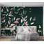 Papier peint botanique - Vigne fleurie abstraite-2040946008