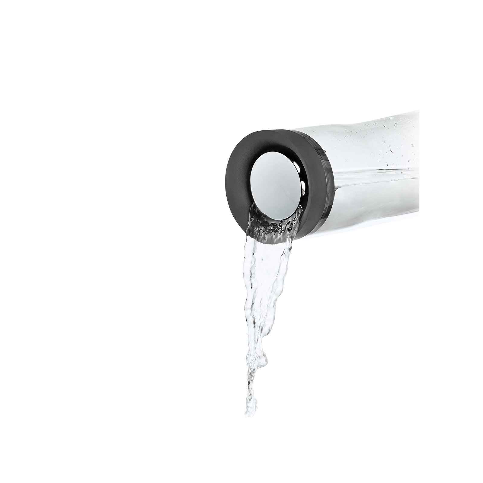 SPLASH Water Carafe 34 oz., Magnet-Charcoal