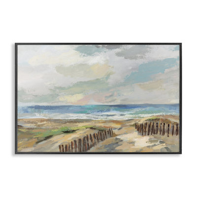 Summer Beach Dunes, estampe numérique encadrée par Silvia Vassileva