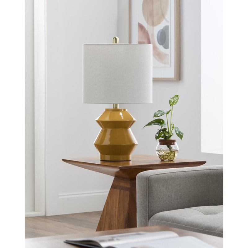 Lampe de table Boyes, Jaune
