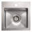 ZLINE 15 in. Donner Topmount Single Bowl Satin Stainless Steel Bar Kitchen Sink (STS-15S)