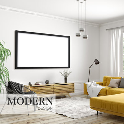 100" Fixed Frame UHD Projector Screen – High-Definition, Ultra-Durable, Easy Installation for Home Theater