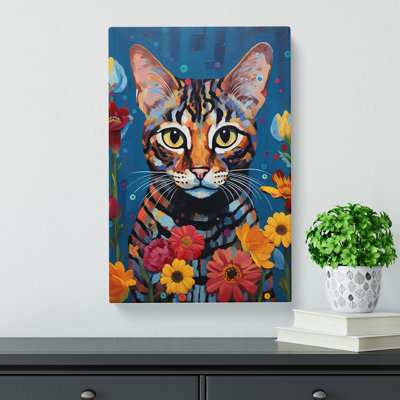 Bengal Cat Expressionism - Print