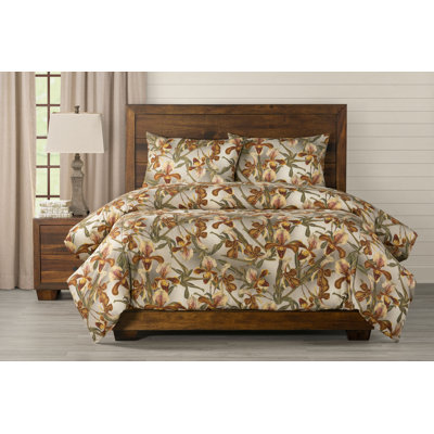 Orchid Floral Print Duvet Cover Set