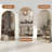 Full Length Mirror, Oversized Arched Mirror Large Standing Mirrors, Tall Mirrors Body Floor Mirror Wall Mirror Hanging Mirrors For Bedroom Living Room Aluminum Frame,Gold-1898719403