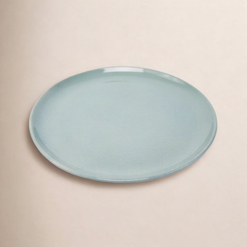 Borgen 11.4" Stoneware Dinner Plate, Pale Jade