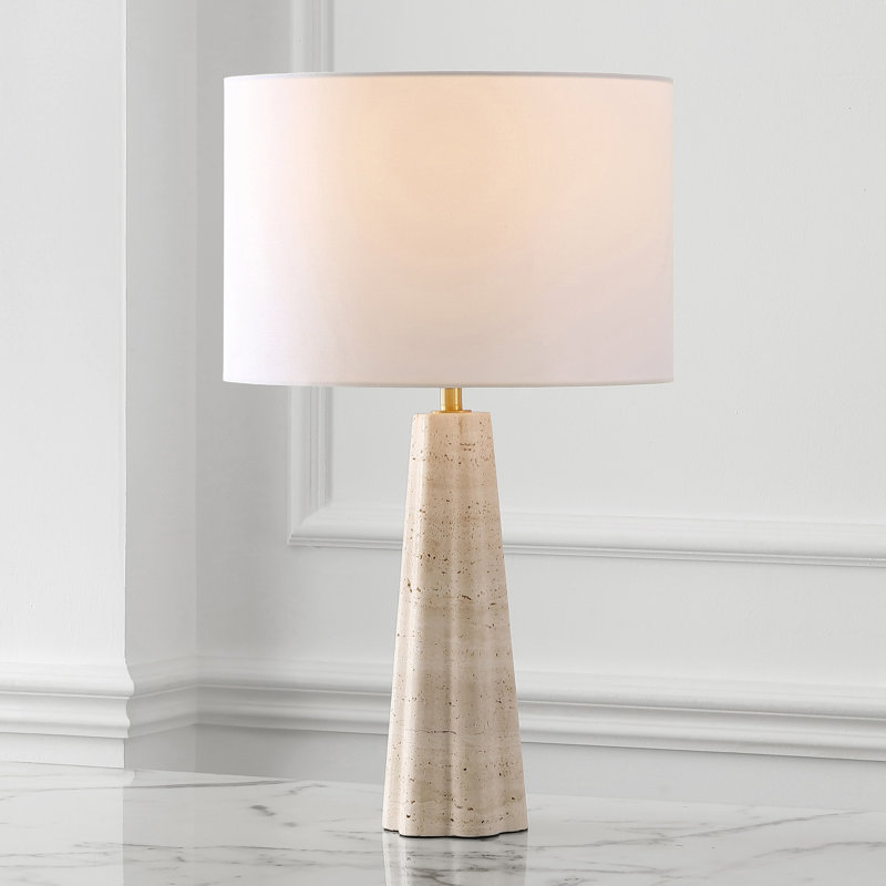Naveen Travertine Table Lamp