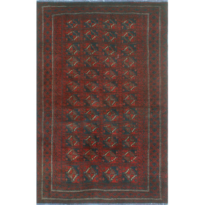 One-of-a-Kind 3'9" X 5'10" 1980s Wool Area Rug in