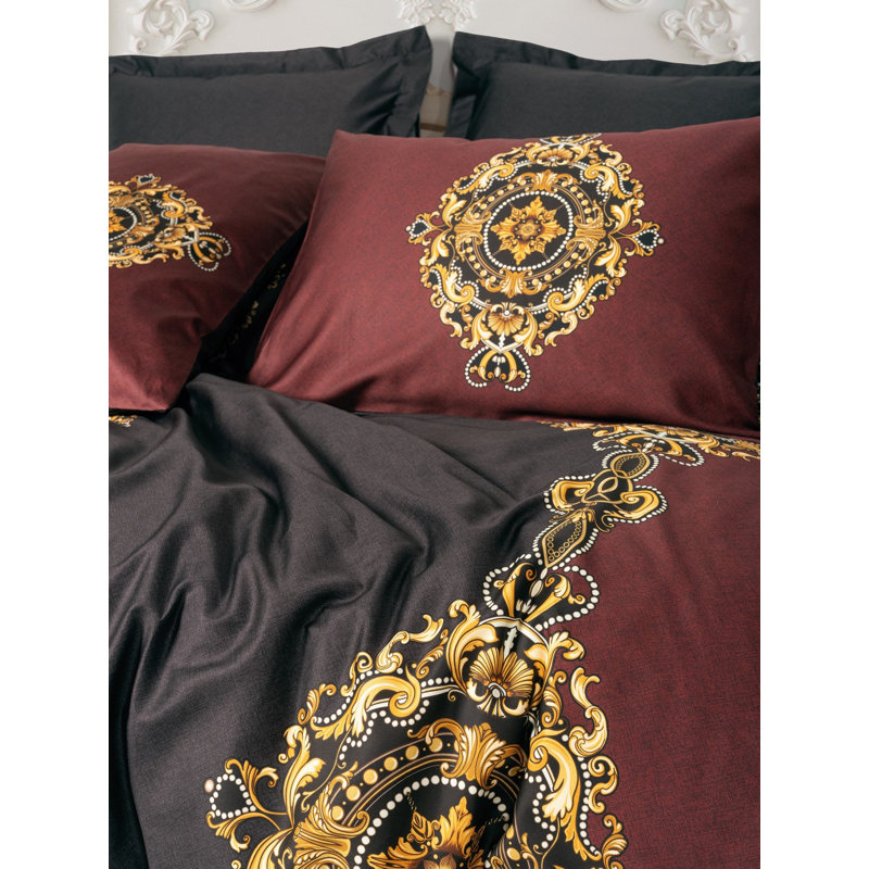 Ensemble de housse de courtepointe en satin