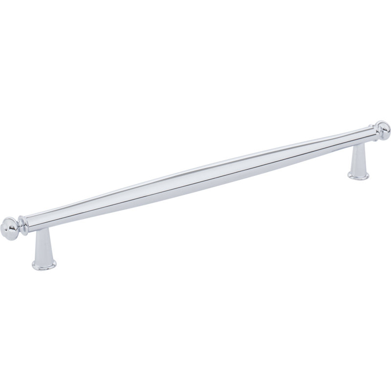 Coddington Bar Pull, Polished Chrome, 8 13/16" Center To Center