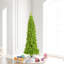 Flocked Lime Fir 6.5' H Artificial Fir Christmas Tree-1361655716
