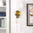 Mekhail 1 - Light Glass Shade Dimmable Classic Armed Wall Sconce-1189202100