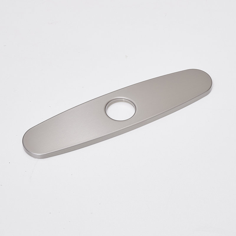 Hole Cover Deck Plate, Brushed Nickel