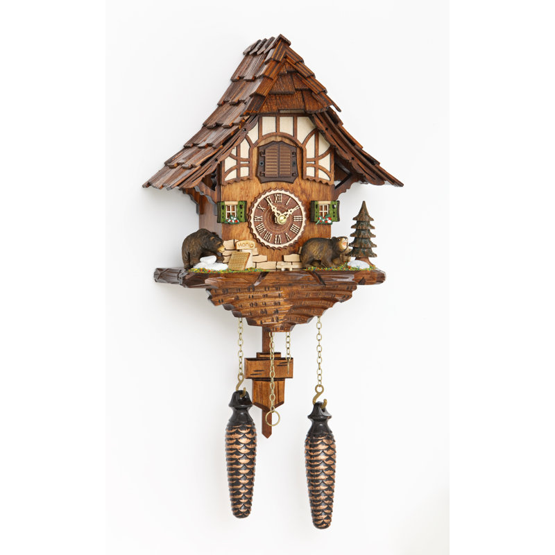 Baiersdorf Wood Cuckoo Wall Clock
