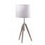 Lampe trépied en métal